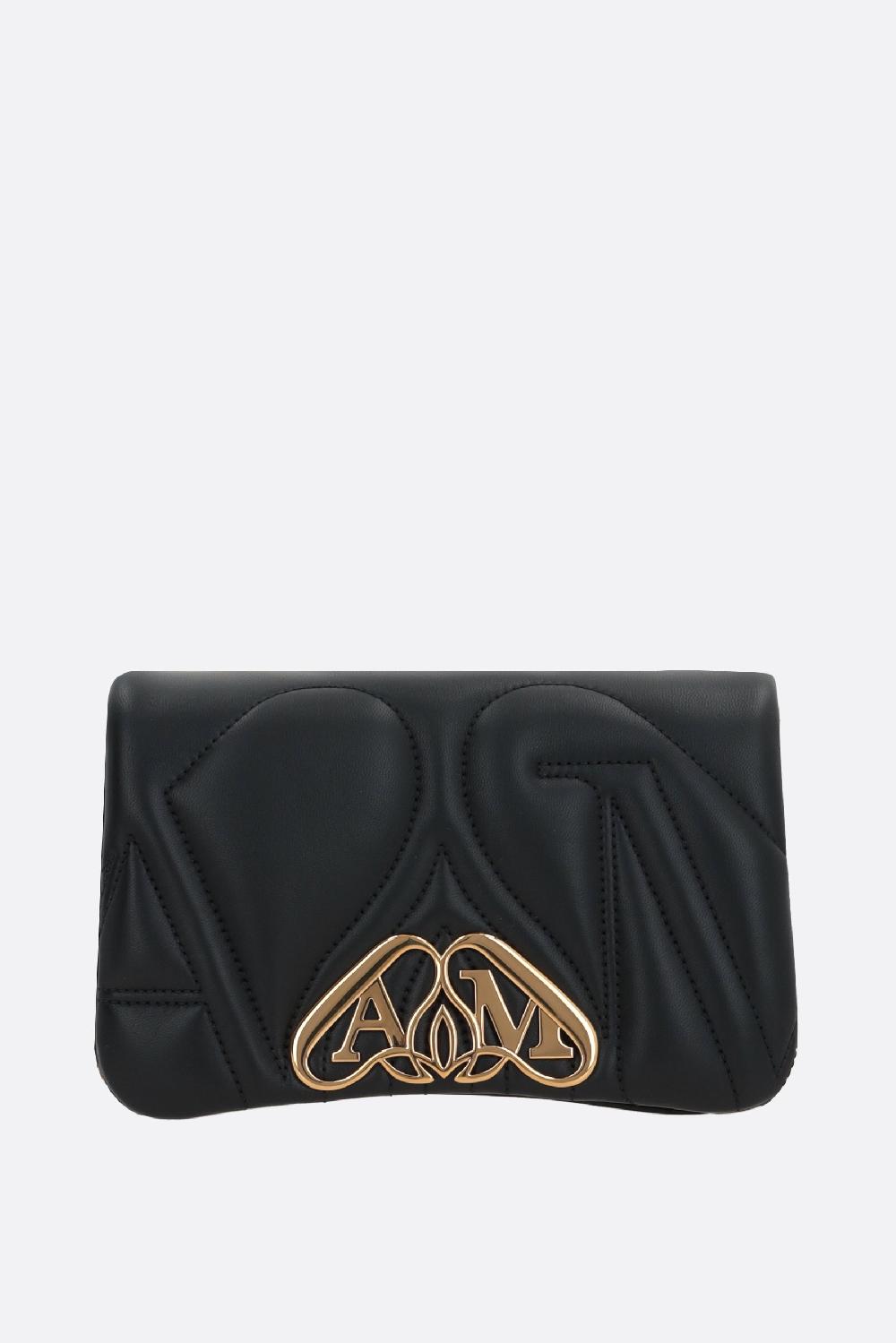 ALEXANDER McQUEEN borsa a spalla The Seal mini in nappa matelassé