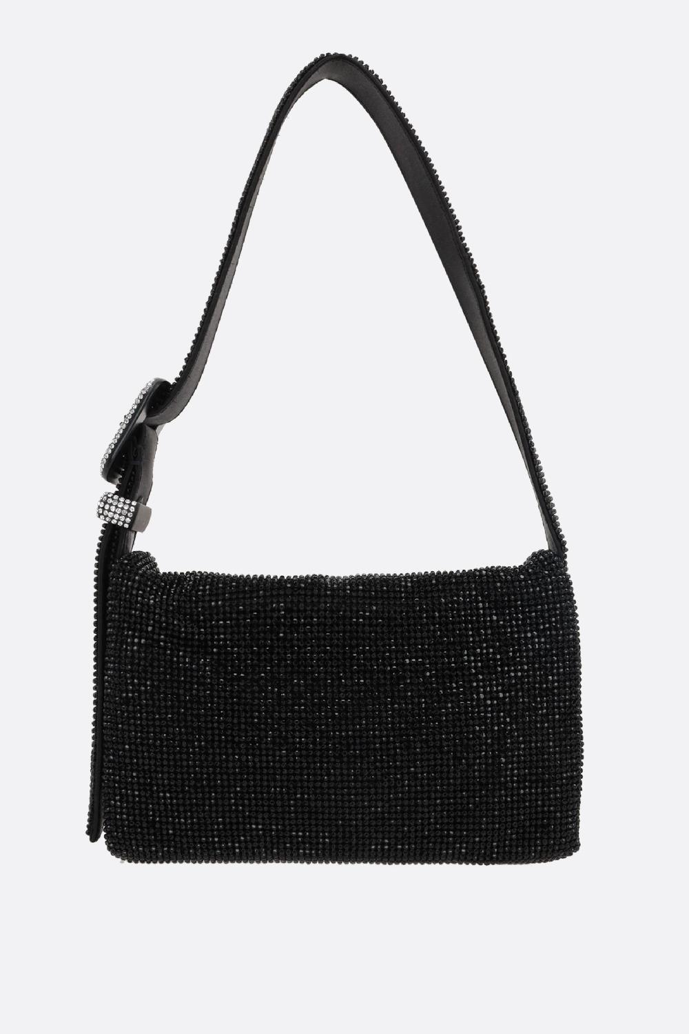 BENEDETTA BRUZZICHES Borsa A Spalla Vitty La Mignon In Maglia Metallica Con Cristalli