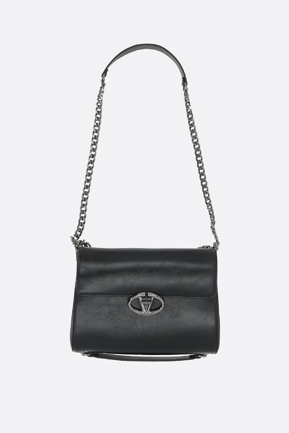 VALENTINO GARAVANI borsa a spalla VLogo Signature small in pelle lucida