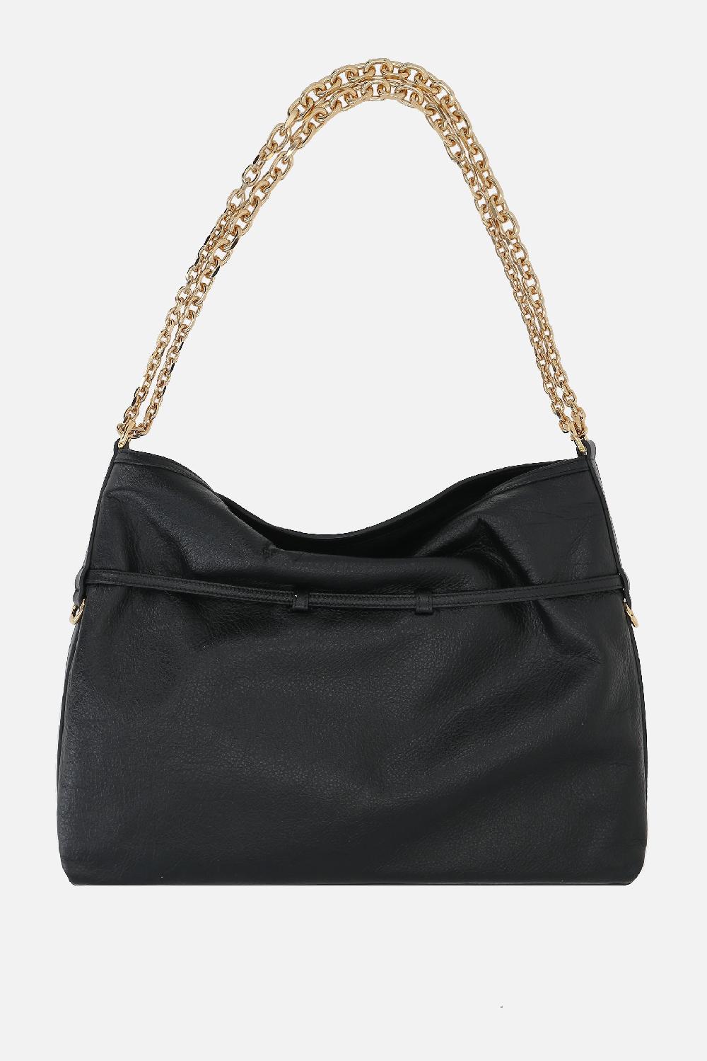 GIVENCHY Borsa A Spalla Voyou Chain Media In Pelle Martellata