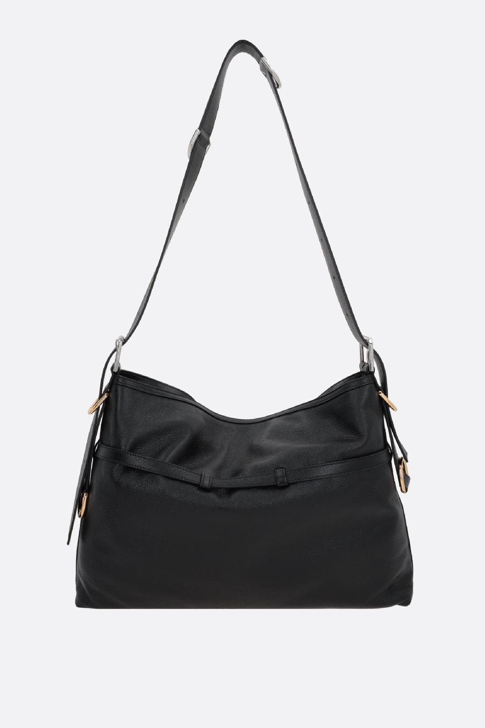 GIVENCHY Borsa A Spalla Voyou Media In Pelle Martellata