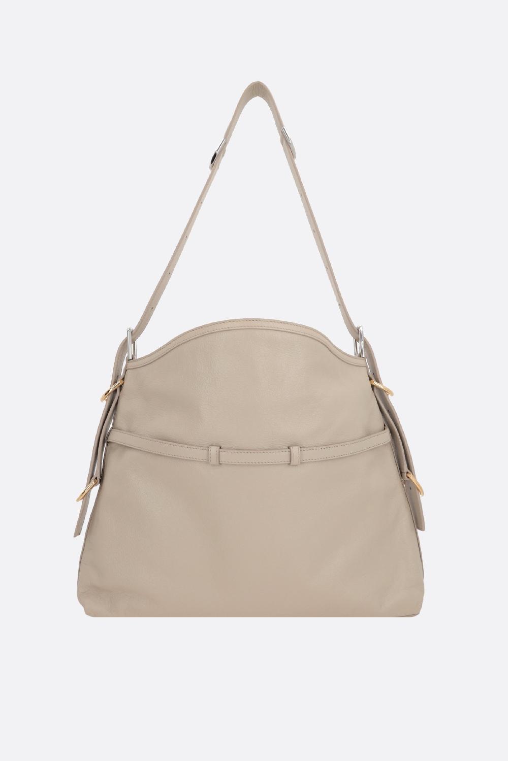 GIVENCHY Borsa A Spalla Voyou Media In Pelle Martellata