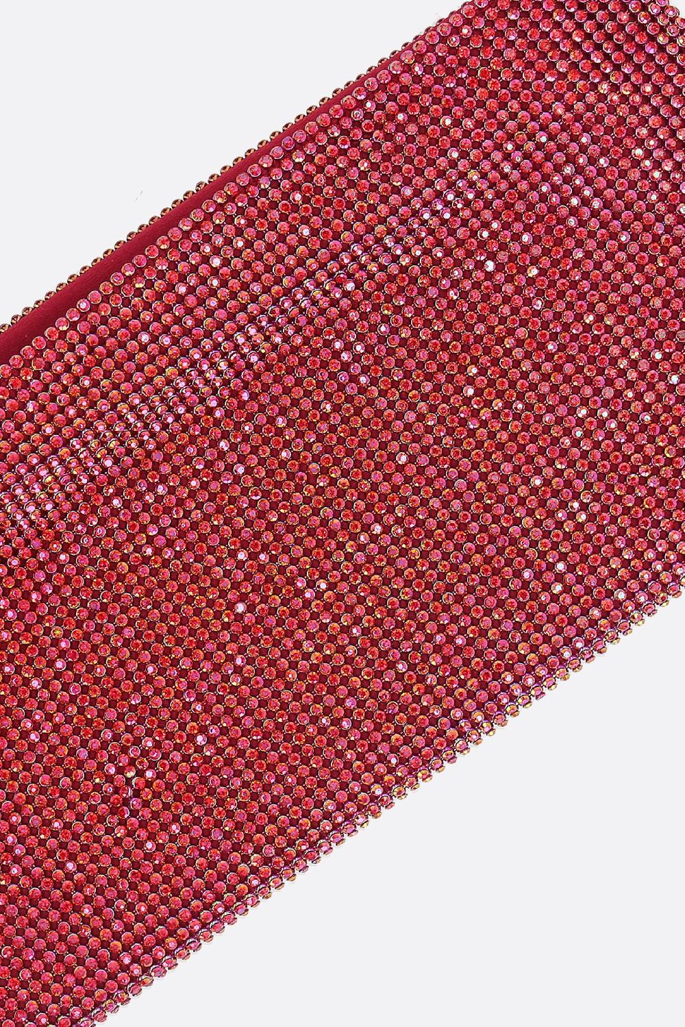 BENEDETTA BRUZZICHES Borsa A Spalla Your Best Friend La Petite In Maglia Metallica Con Cristalli