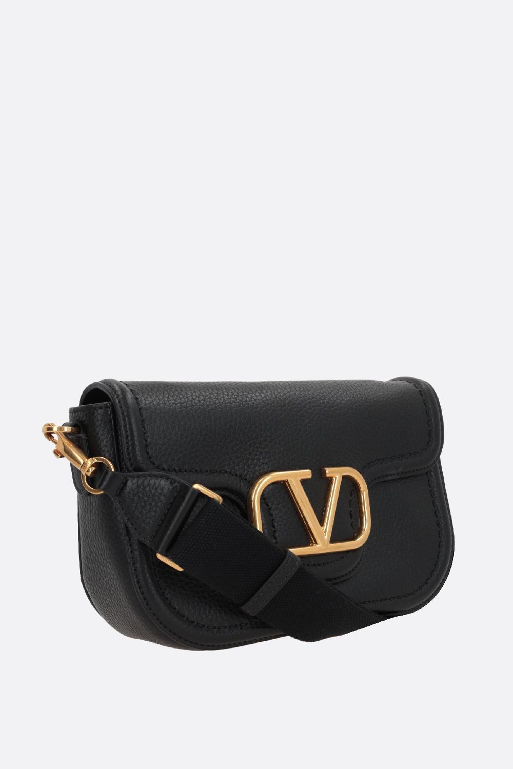 VALENTINO GARAVANI Borsa A Tracolla Alltime In Pelle Martellata