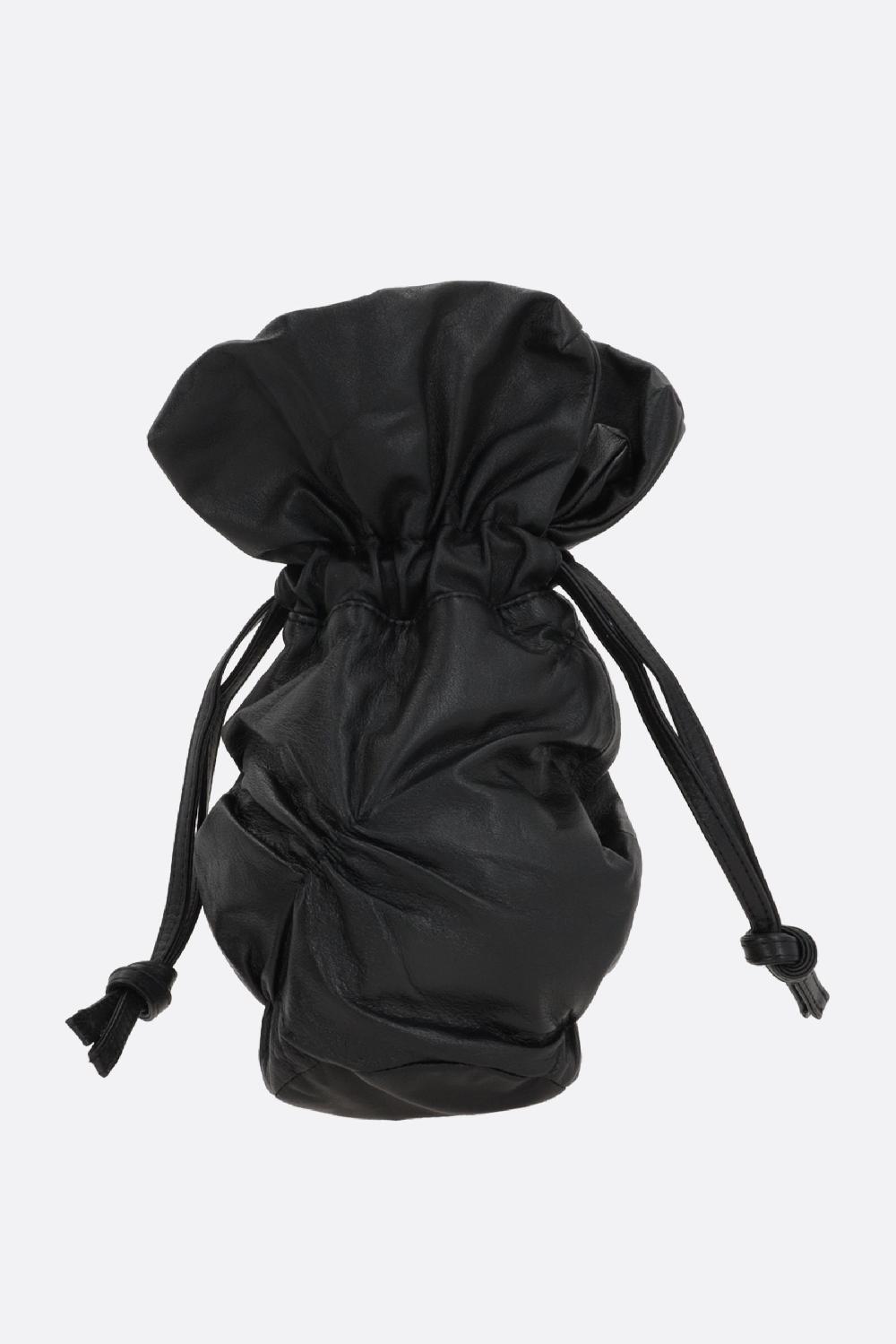 DISCORD YOHJI YAMAMOTO borsa a tracolla Ananas in pelle martellata