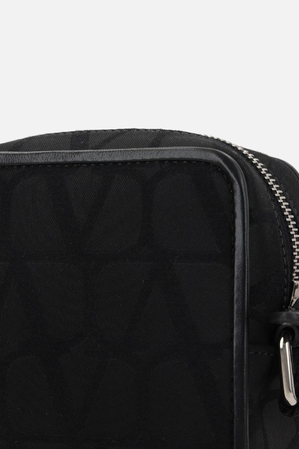 VALENTINO GARAVANI Borsa A Tracolla Black Iconographe Small In Nylon
