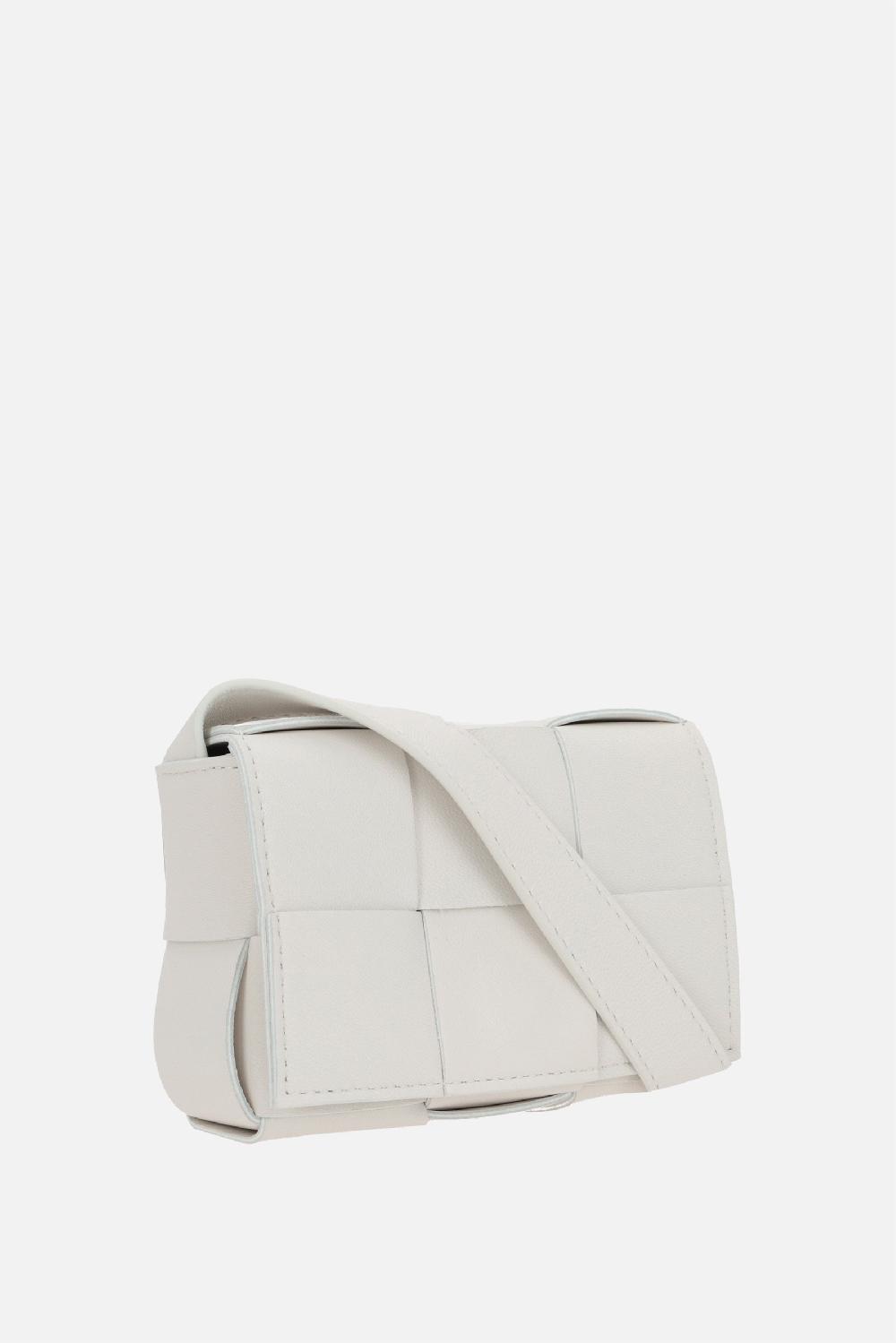 BOTTEGA VENETA Borsa A Tracolla Cassette Mini In Intrecciato Nappa