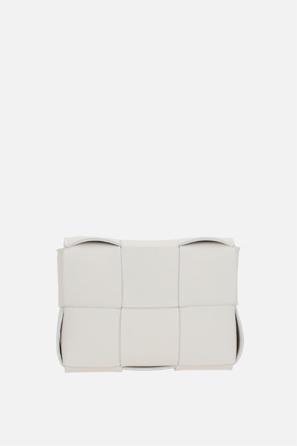 BOTTEGA VENETA Borsa A Tracolla Cassette Mini In Intrecciato Nappa