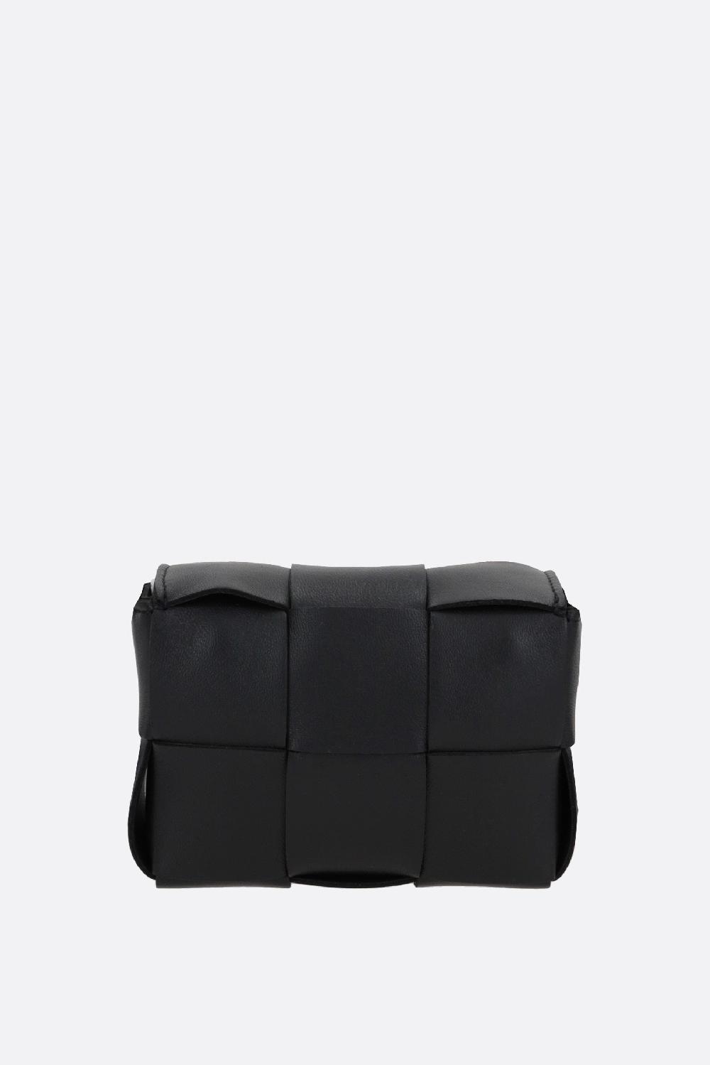 BOTTEGA VENETA Borsa A Tracolla Cassette Mini In Intrecciato Nappa