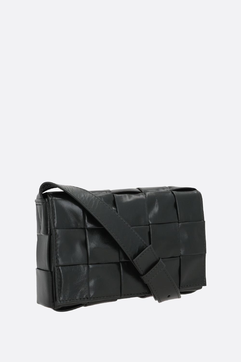 BOTTEGA VENETA Borsa A Tracolla Cassette Mini In Maxi Intrecciato