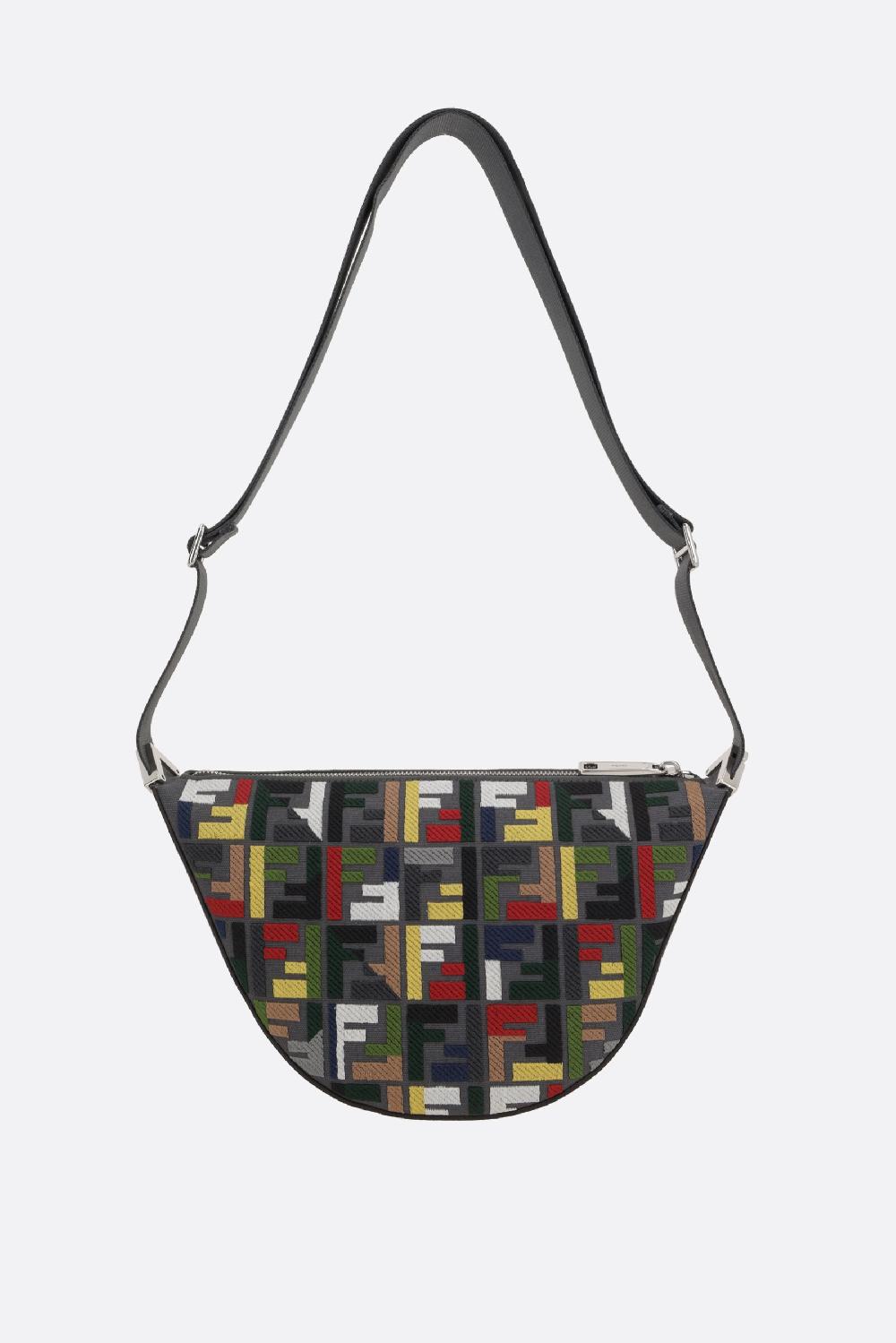 FENDI Borsa A Tracolla Fendi Melon Small In Canvas FF