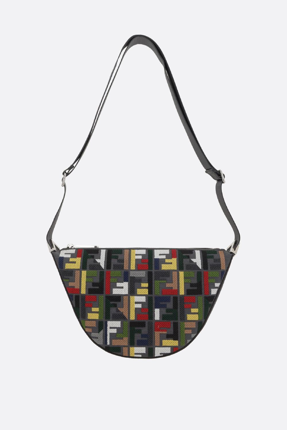 FENDI borsa a tracolla Fendi Melon small in canvas FF