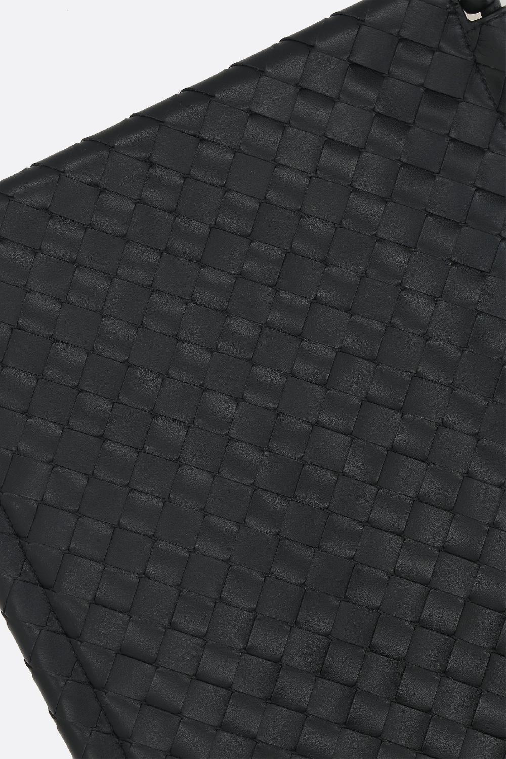 BOTTEGA VENETA Borsa A Tracolla Flat Loop Media In Intrecciato VN