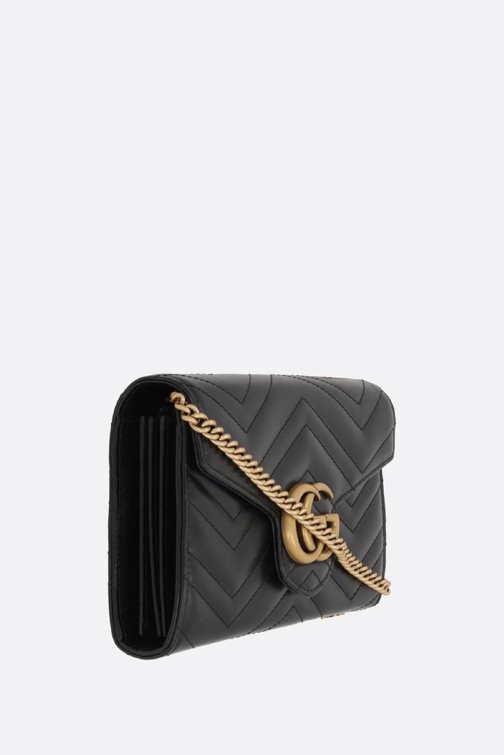 GUCCI Borsa A Tracolla GG Marmont Super Mini In Pelle Matelassé