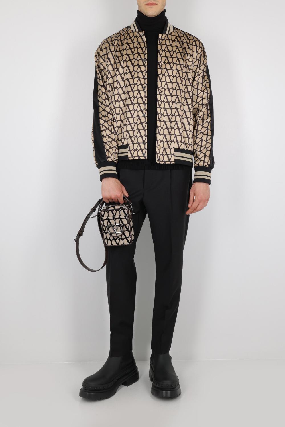 VALENTINO GARAVANI Borsa A Tracolla Locò Mini In Toile Iconographe