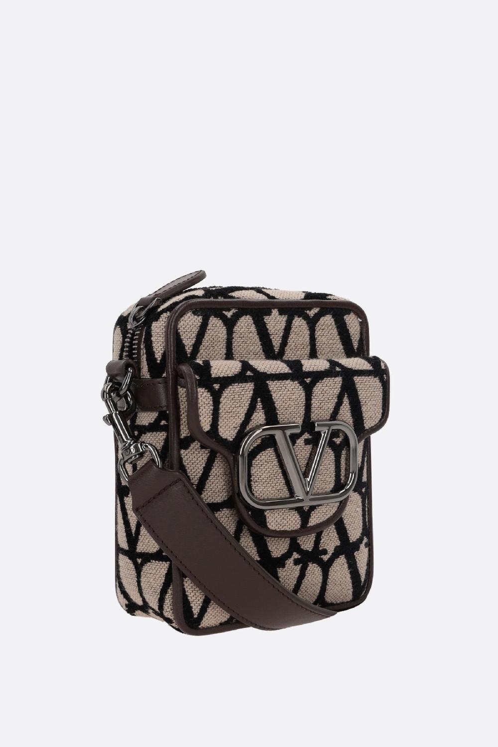 VALENTINO GARAVANI Borsa A Tracolla Locò Mini In Toile Iconographe