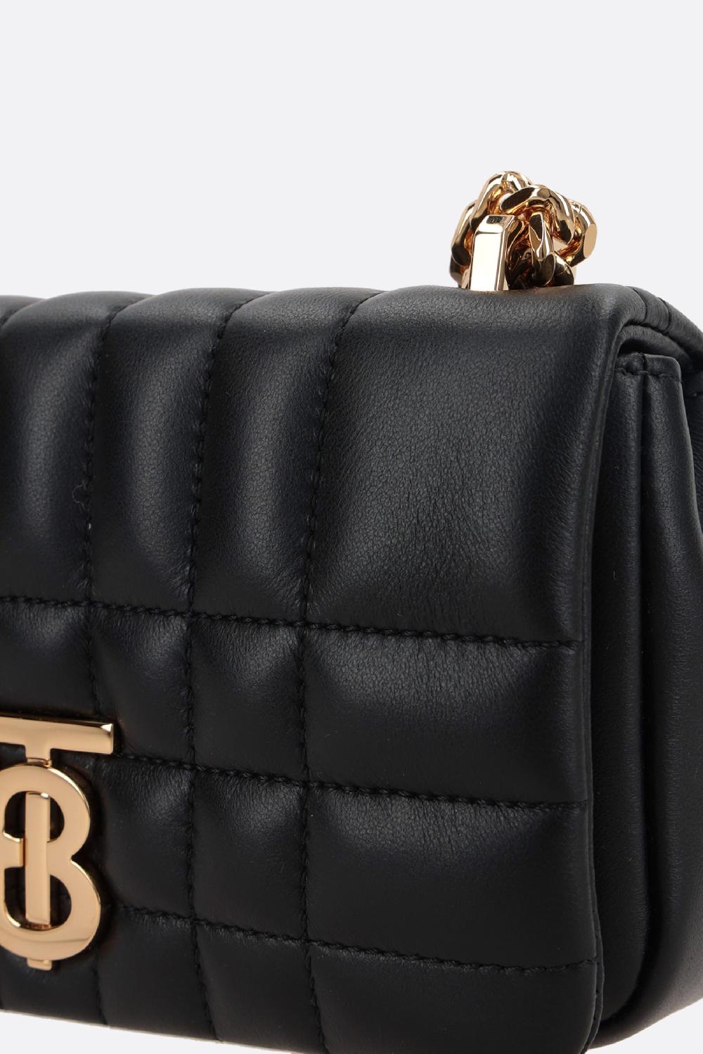 BURBERRY Borsa A Tracolla Lola Mini In Nappa Matelassé