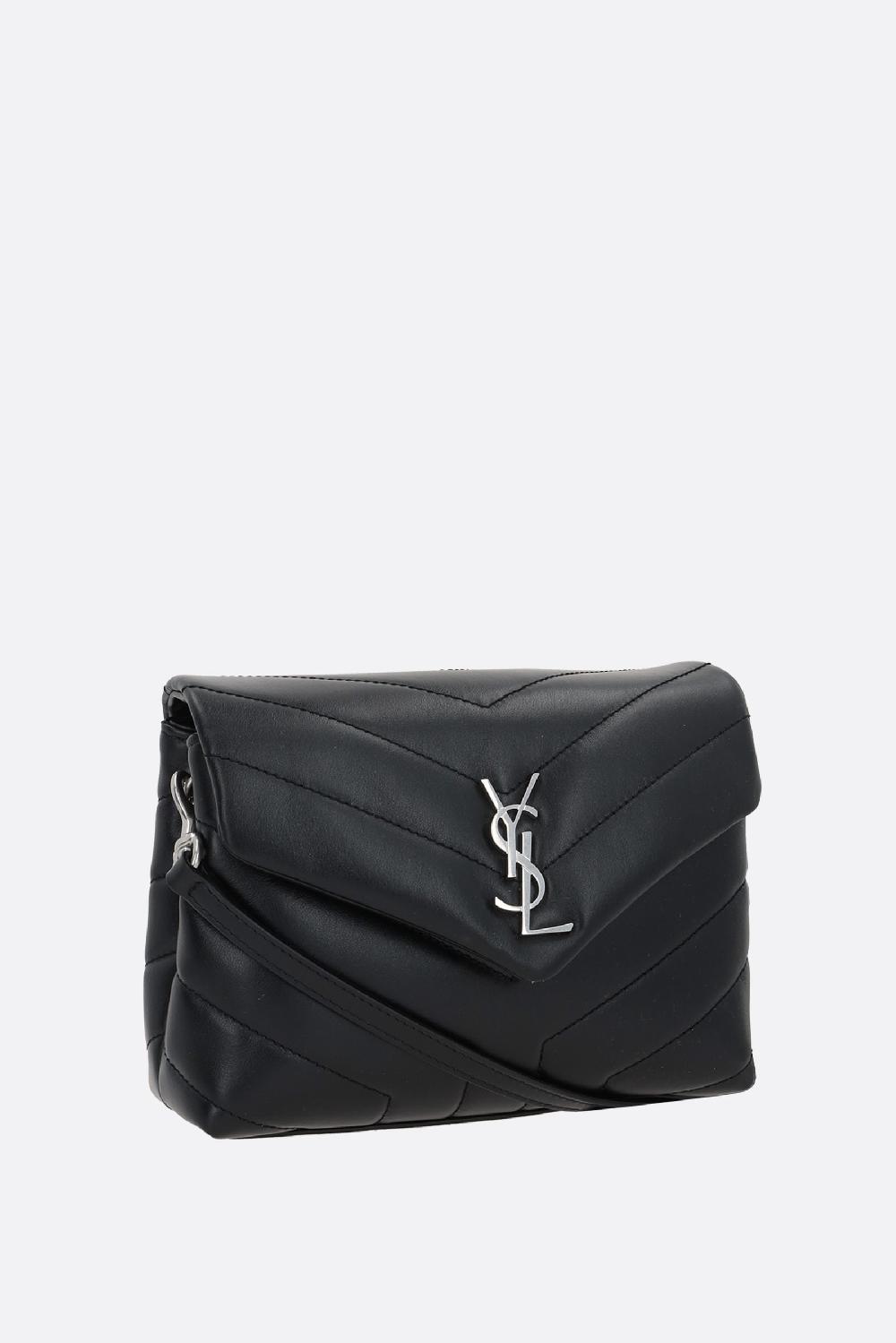 SAINT LAURENT Borsa A Tracolla Loulou Toy In Pelle Matelassé