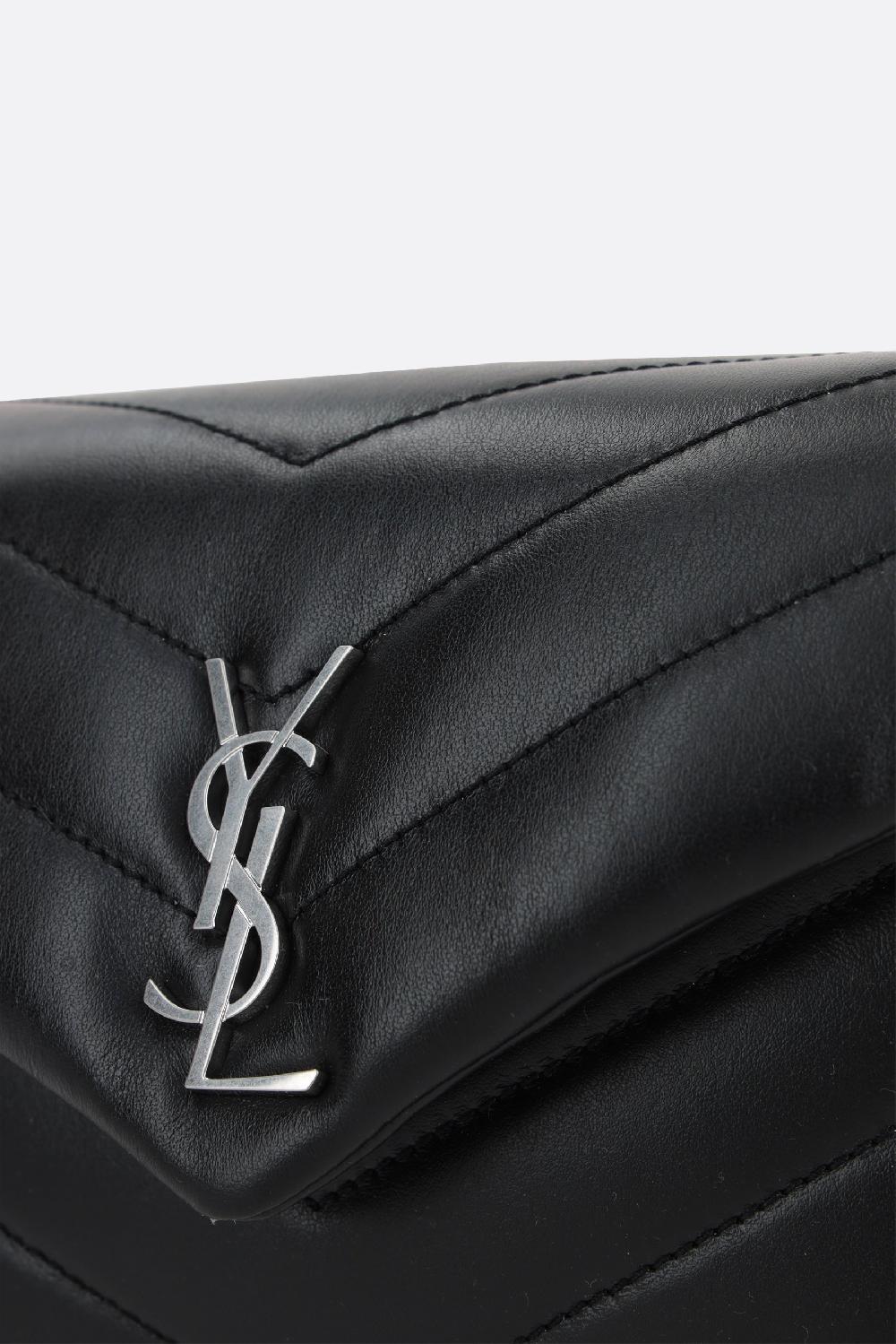 SAINT LAURENT Borsa A Tracolla Loulou Toy In Pelle Matelassé