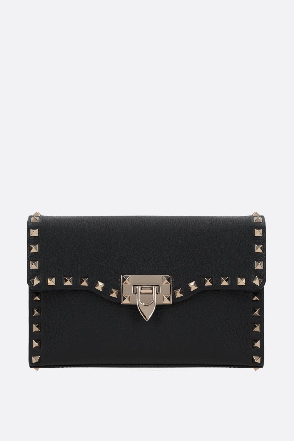 VALENTINO GARAVANI borsa a tracolla Rockstud small in pelle martellata
