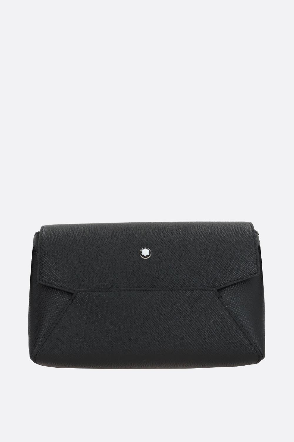 MONTBLANC borsa a tracolla Sartorial small in pelle texturizzata