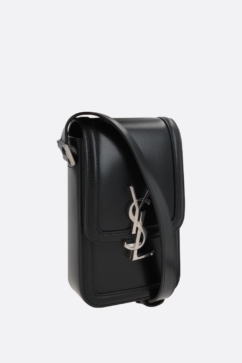 SAINT LAURENT Borsa A Tracolla Solferino Mini In Pelle Liscia