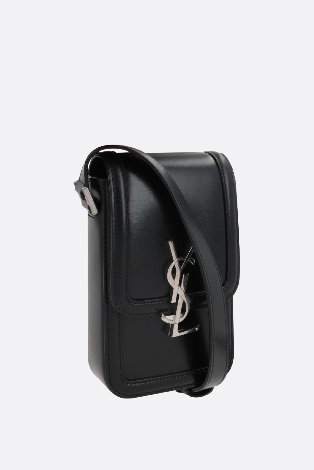 SAINT LAURENT Borsa A Tracolla Solferino Mini In Pelle Liscia