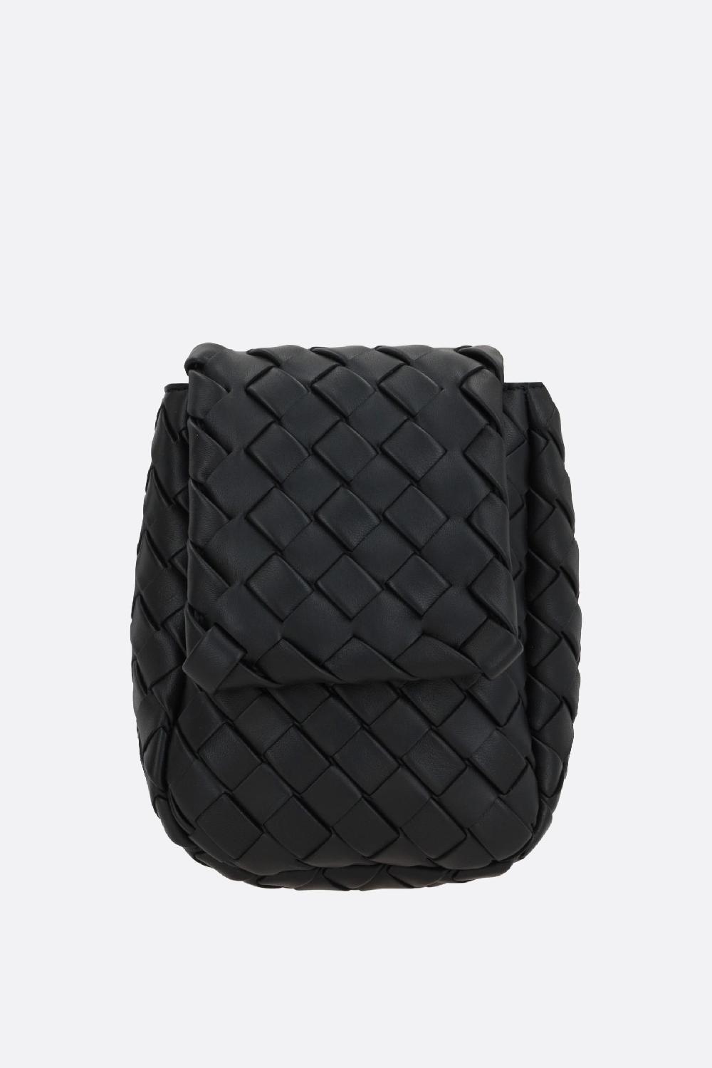 BOTTEGA VENETA borsa a tracolla Vertical Cobble mini in Intrecciato imbottito