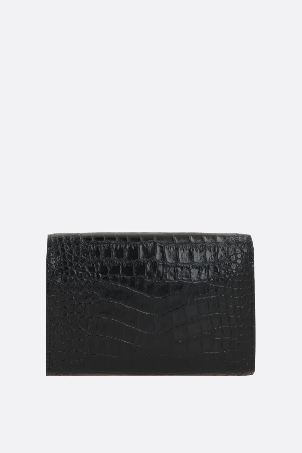 TOM FORD Borsa A Tracolla Whitney Mini In Pelle Stampa Coccodrillo