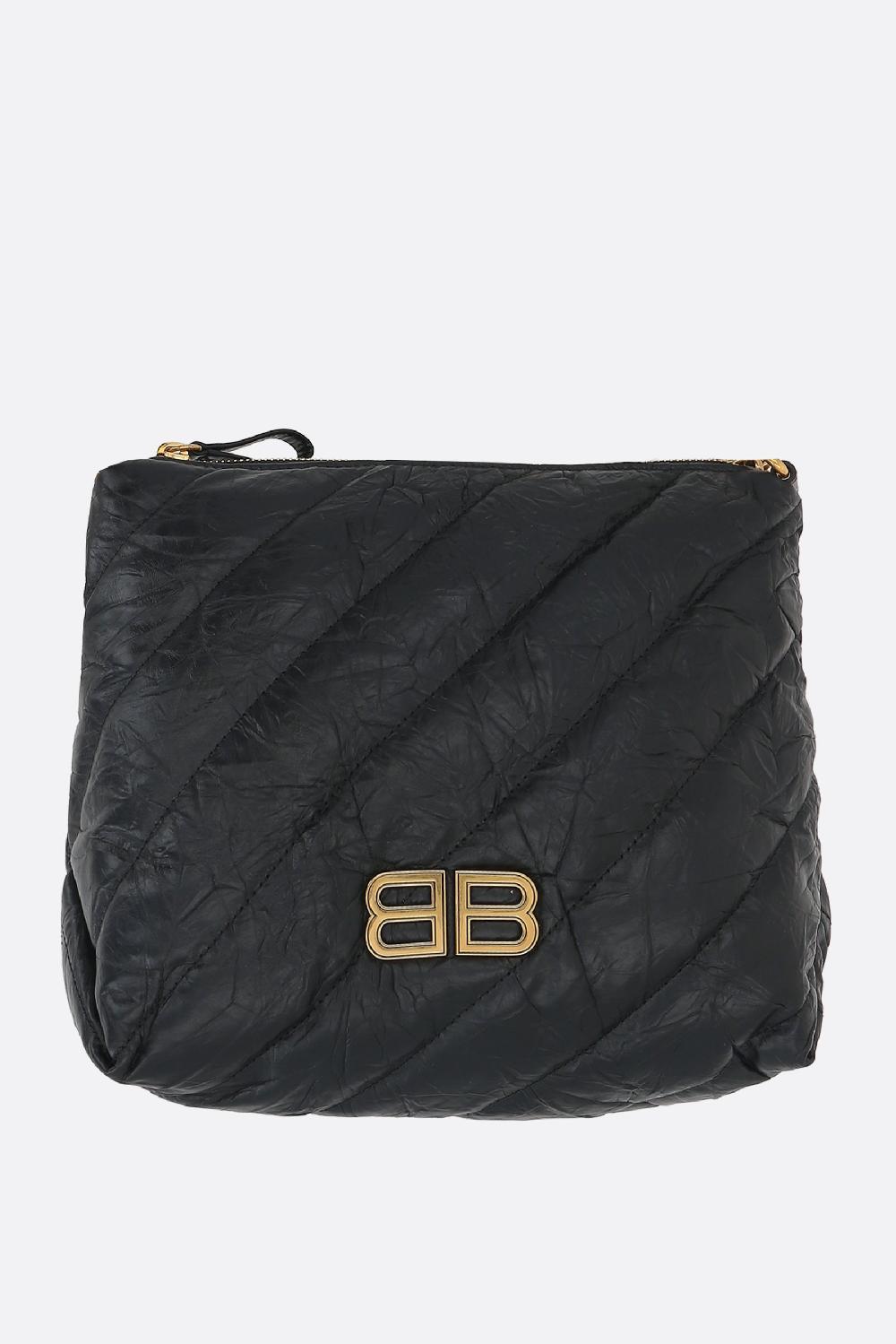 BALENCIAGA borsa hobo Crush small in pelle matelassé