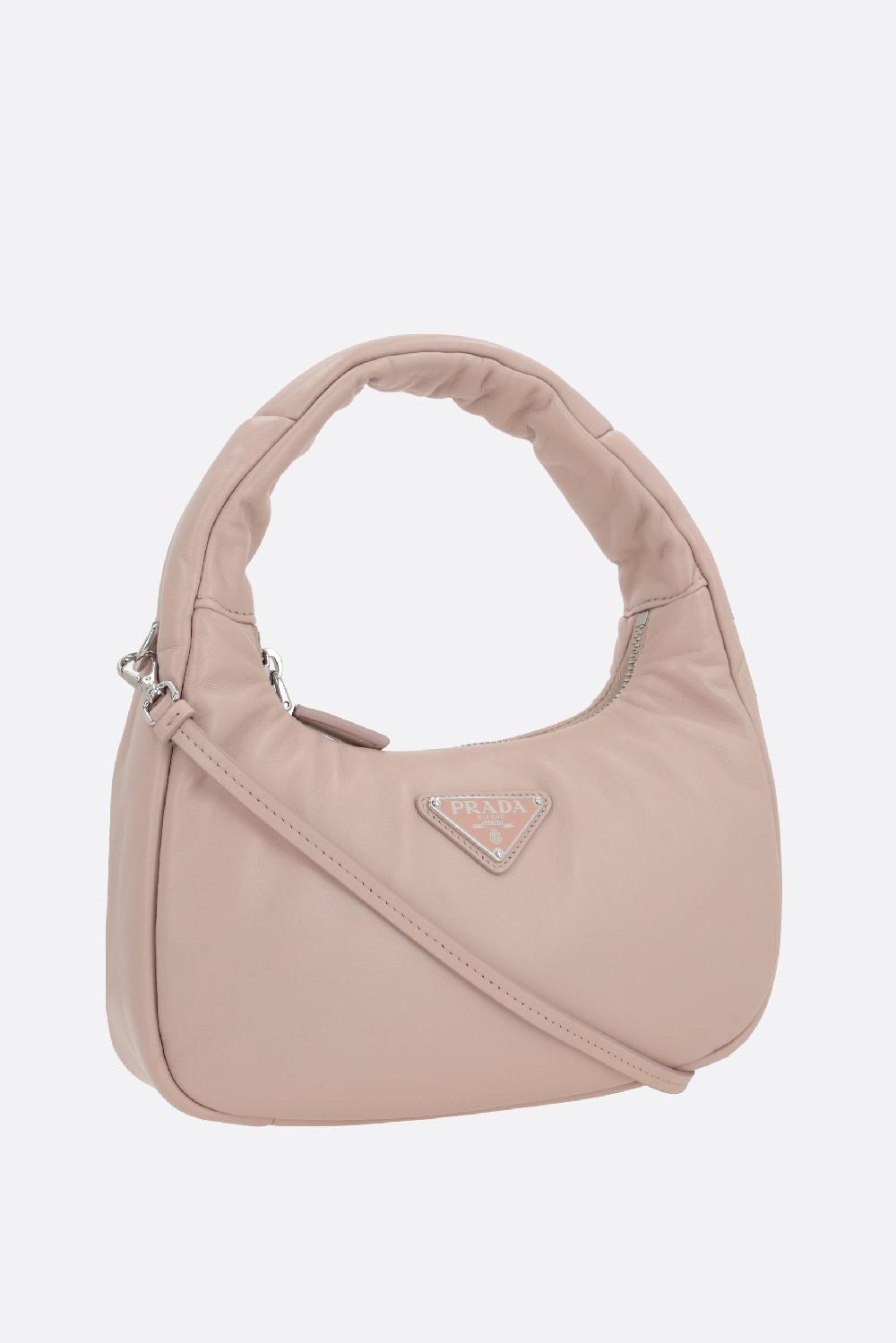 PRADA Borsa Hobo Prada Soft Mini In Nappa Imbottita