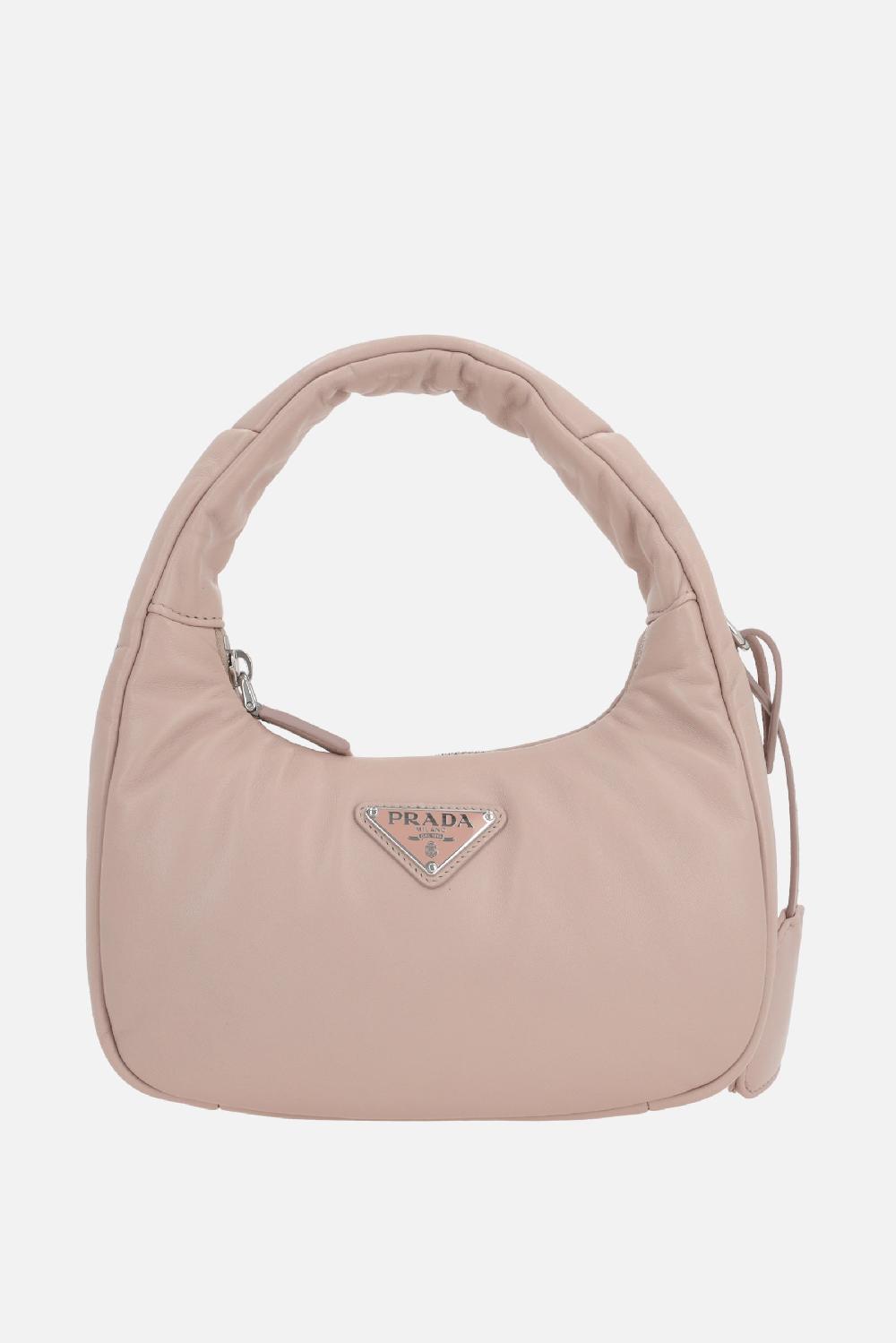 PRADA borsa hobo Prada Soft mini in nappa imbottita