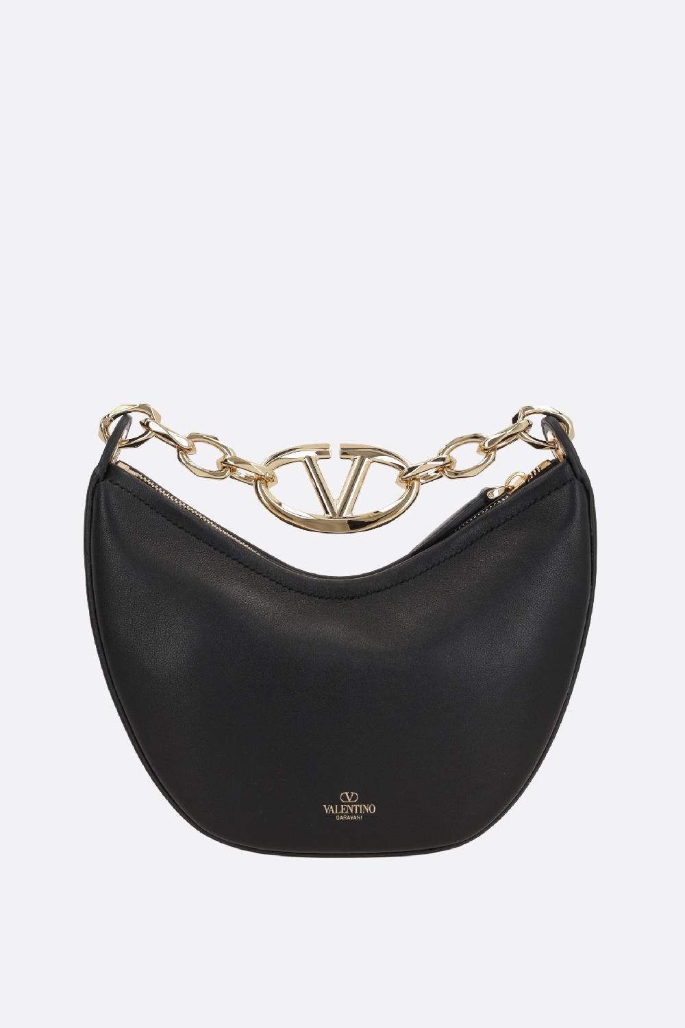 VALENTINO GARAVANI Borsa Hobo VLogo Moon Mini In Nappa