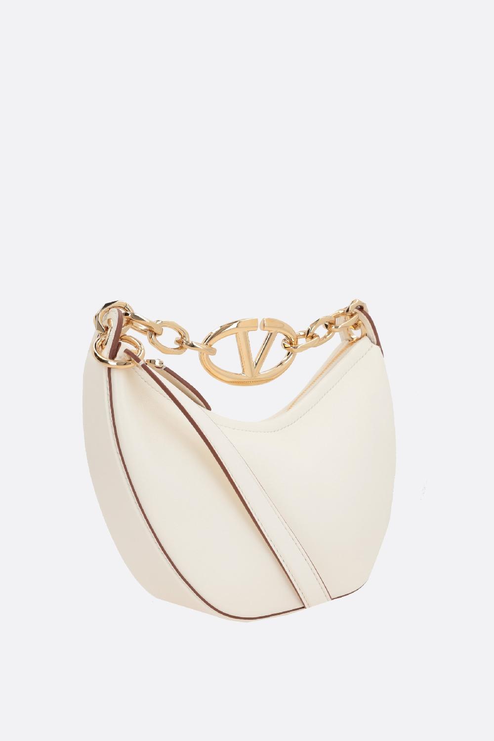 VALENTINO GARAVANI Borsa Hobo VLogo Moon Mini In Nappa