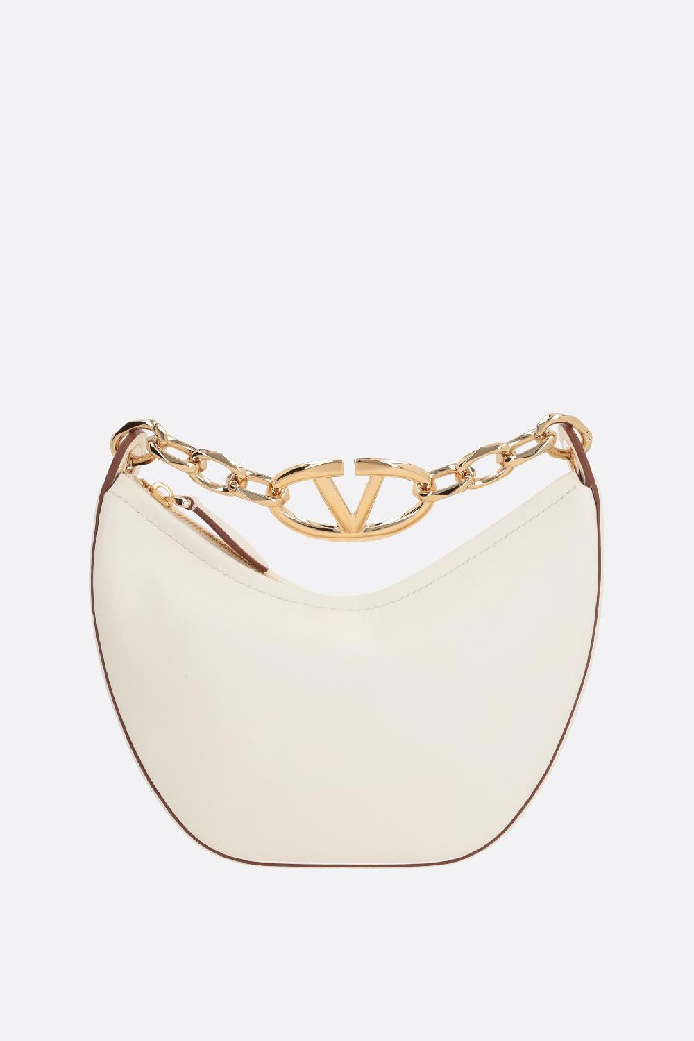 VALENTINO GARAVANI borsa hobo VLogo Moon mini in nappa