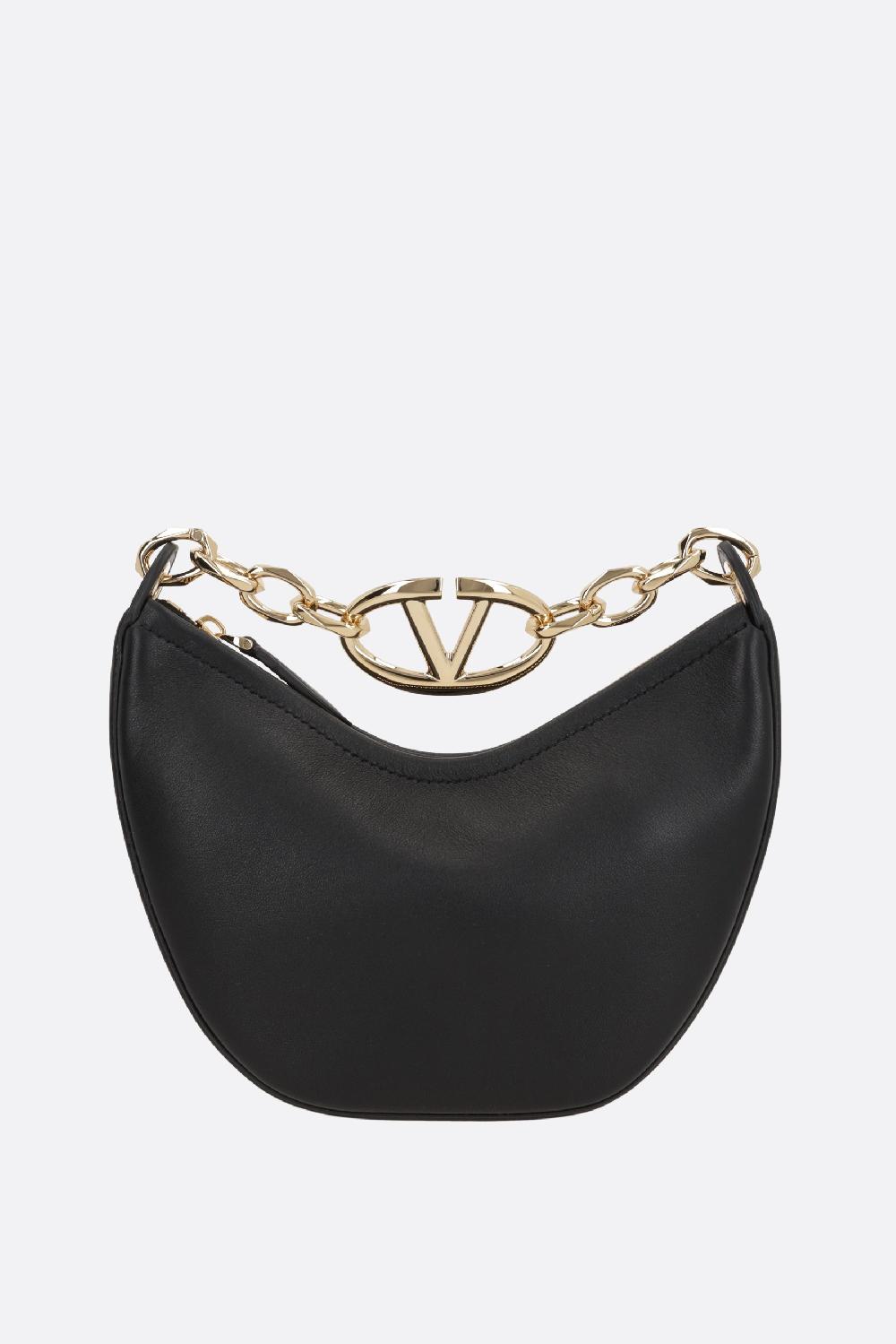 VALENTINO GARAVANI borsa hobo VLogo Moon mini in nappa