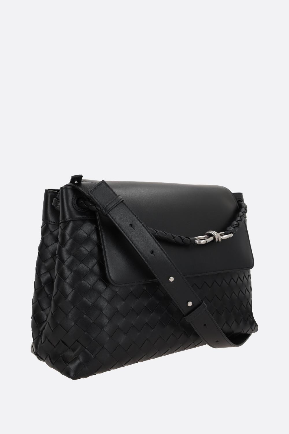 BOTTEGA VENETA Borsa Messenger Andiamo Media In Intrecciato 15