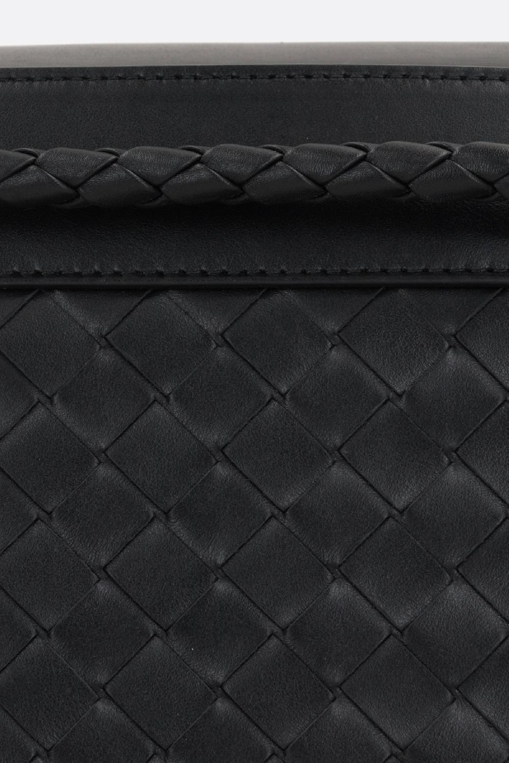 BOTTEGA VENETA Borsa Messenger Andiamo Media In Intrecciato 15