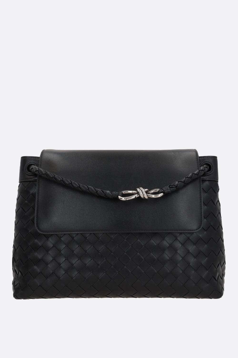 BOTTEGA VENETA borsa messenger Andiamo media in Intrecciato 15