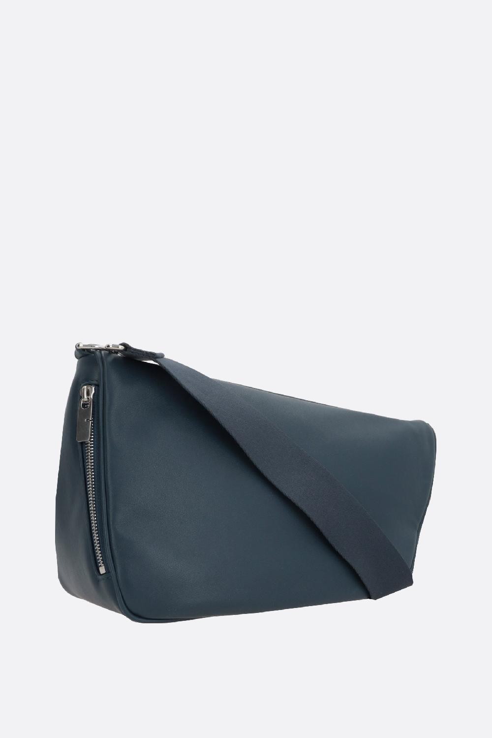 BURBERRY Borsa Messenger Shield Media In Pelle Liscia