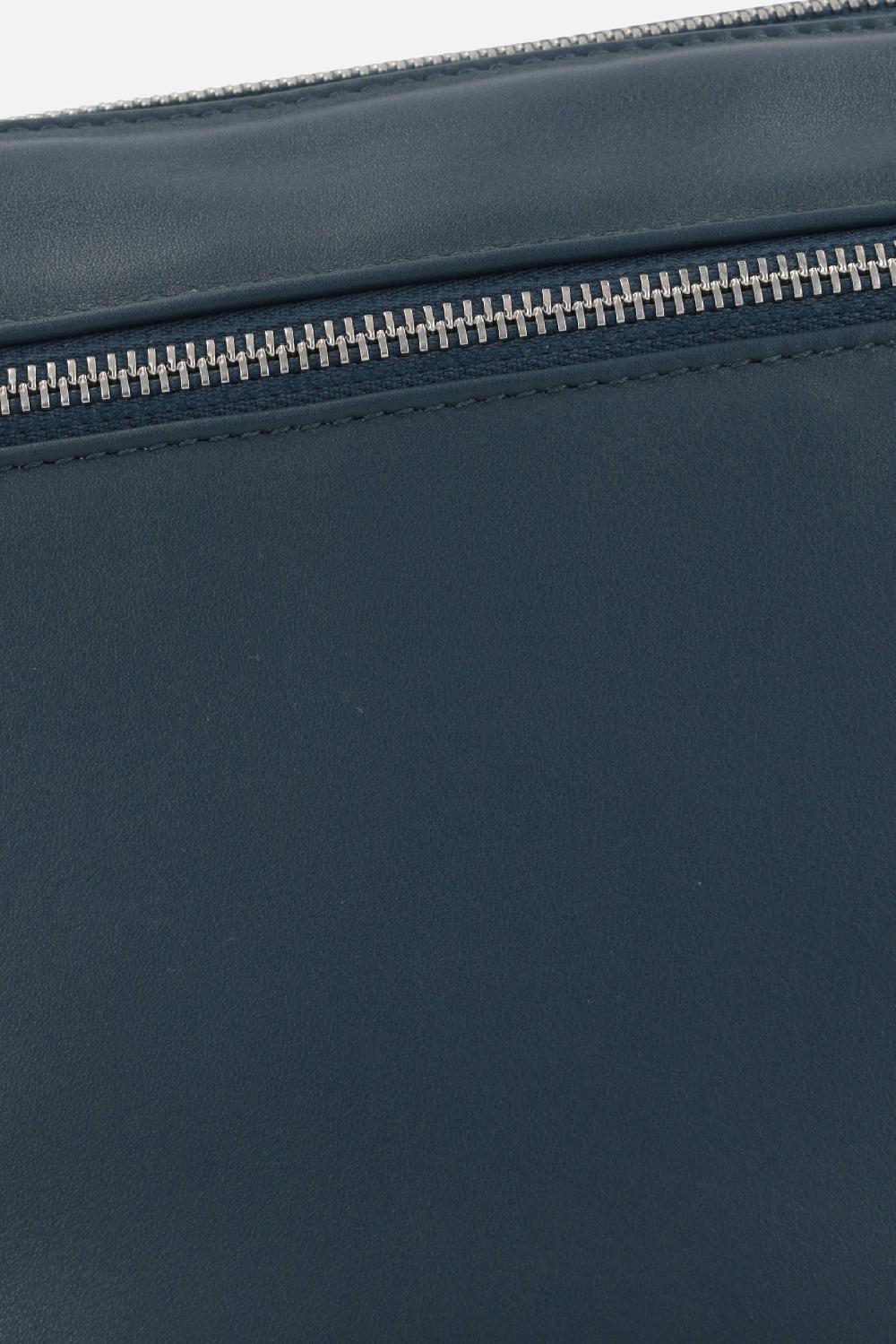 BURBERRY Borsa Messenger Shield Media In Pelle Liscia