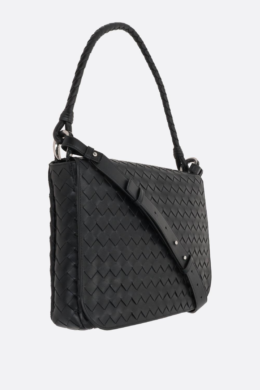 BOTTEGA VENETA Borsa Messenger Swing Large In Intrecciato VN