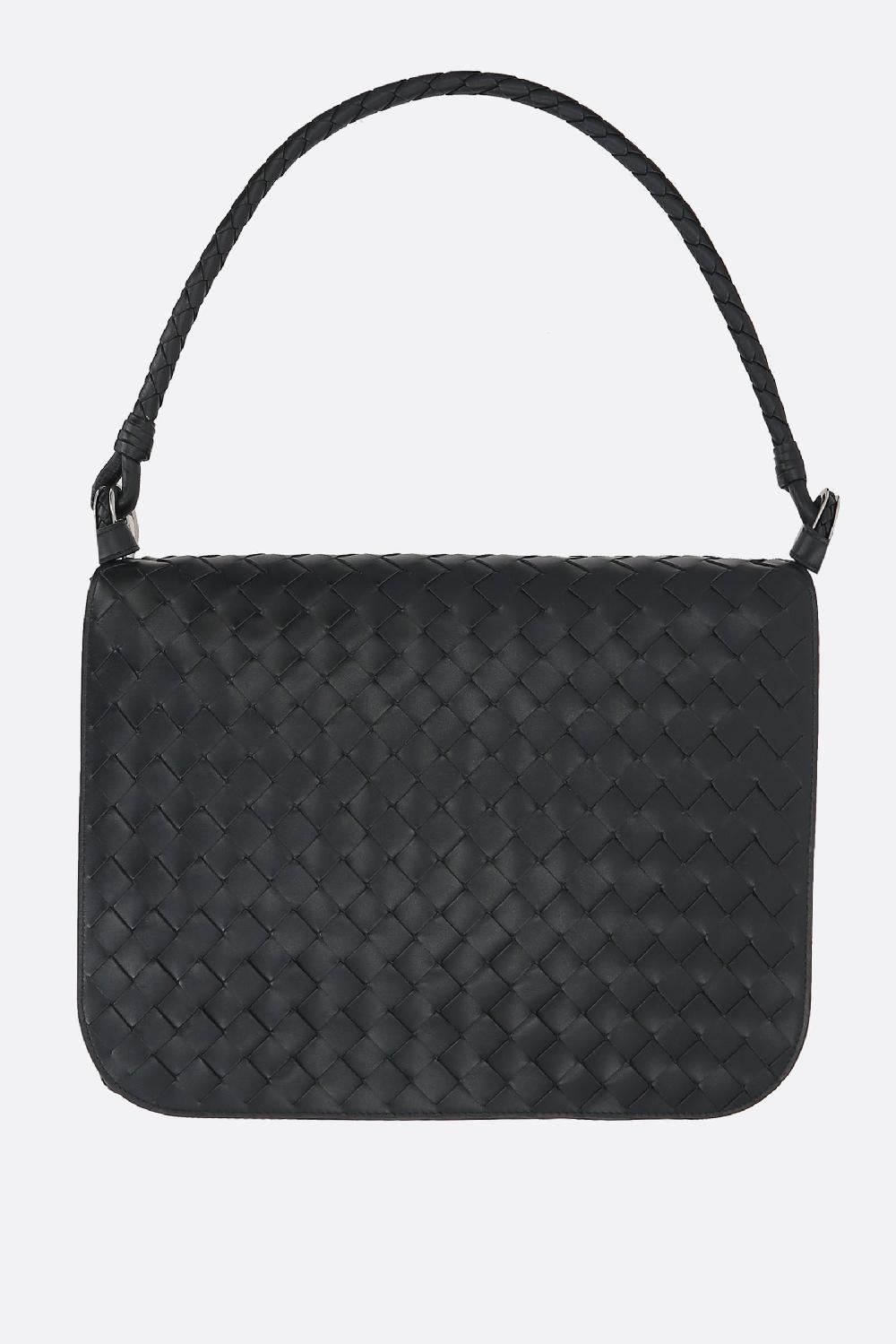 BOTTEGA VENETA Borsa Messenger Swing Large In Intrecciato VN