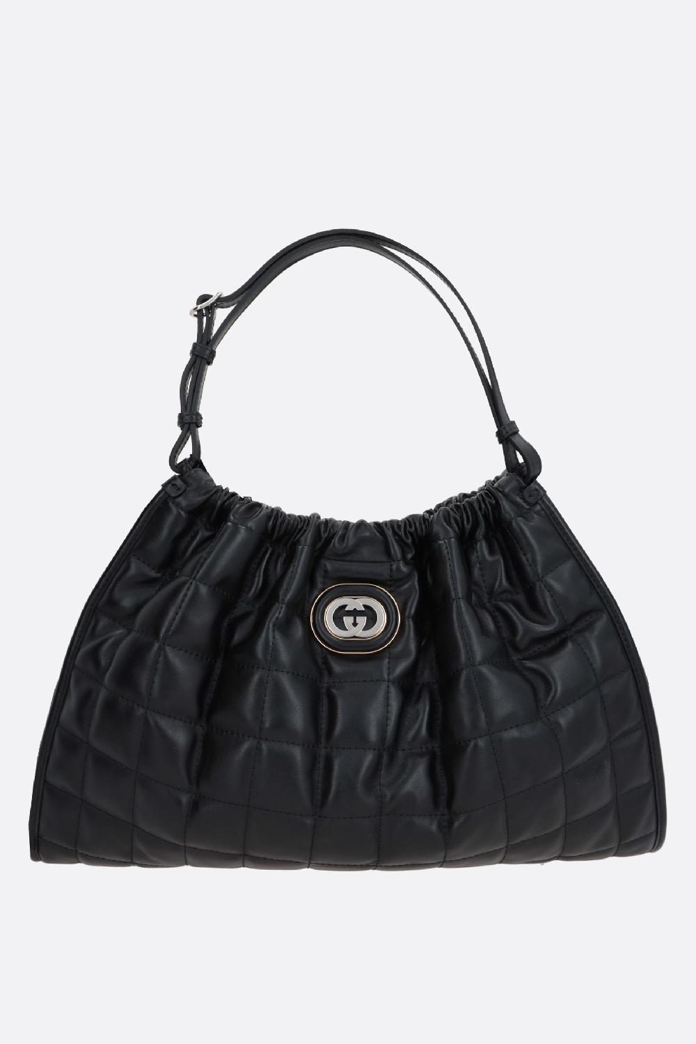 GUCCI borsa shopping Gucci Deco media in pelle matelassé