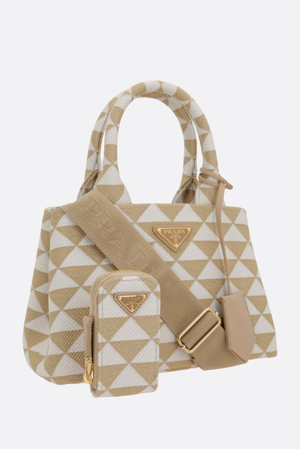 PRADA Borsa Shopping Prada Symbole Small In Jacquard