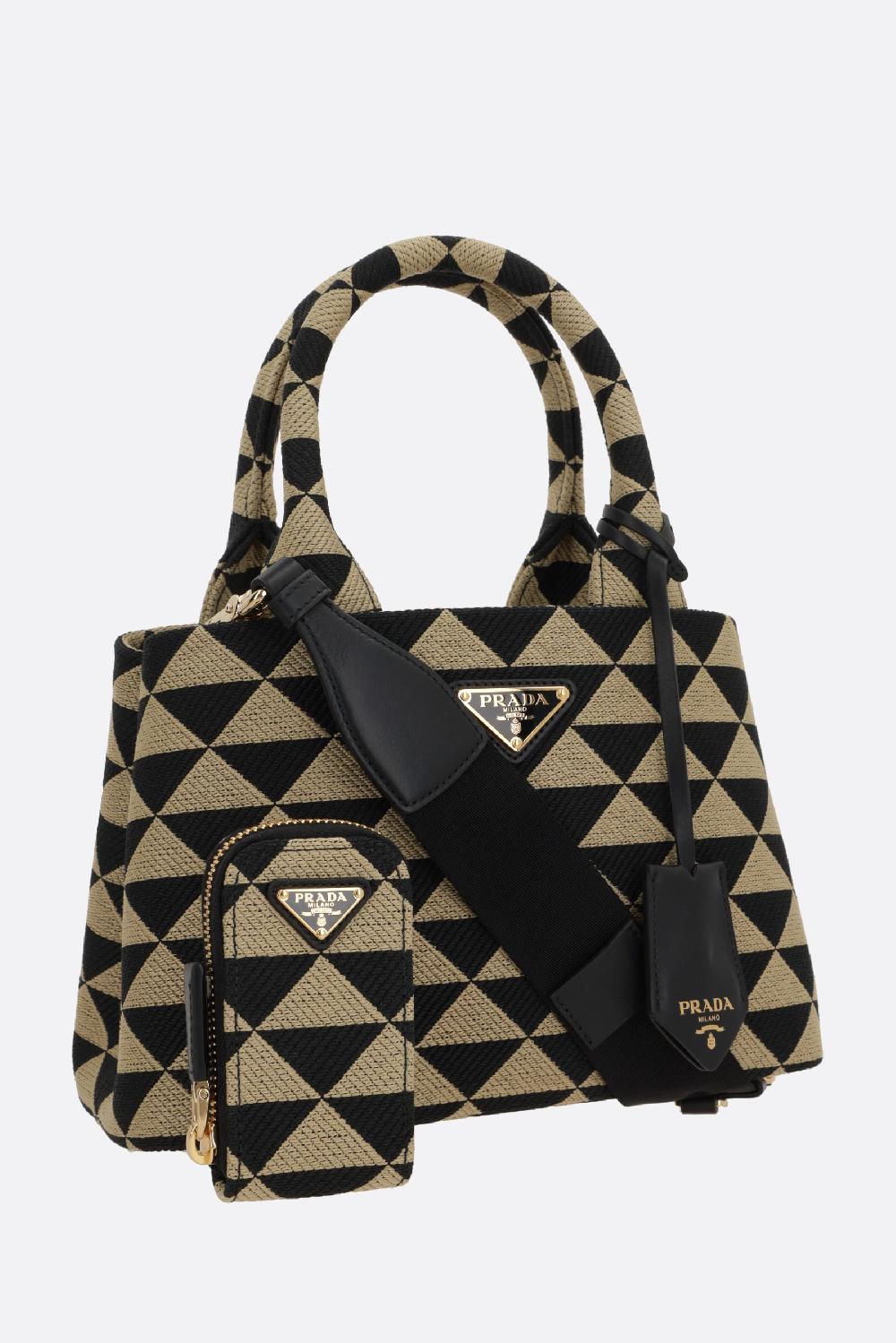 PRADA Borsa Shopping Prada Symbole Small In Jacquard