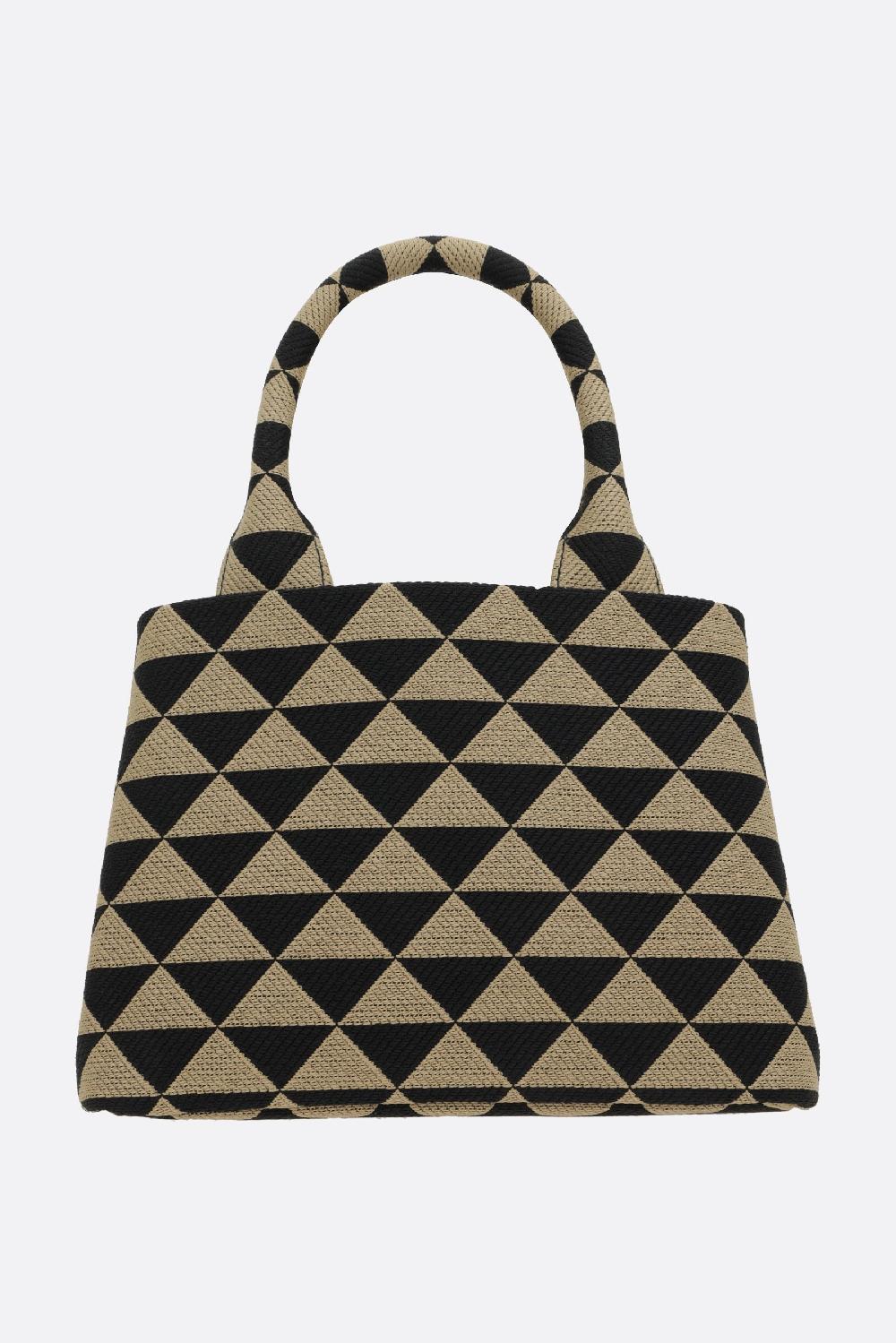 PRADA Borsa Shopping Prada Symbole Small In Jacquard