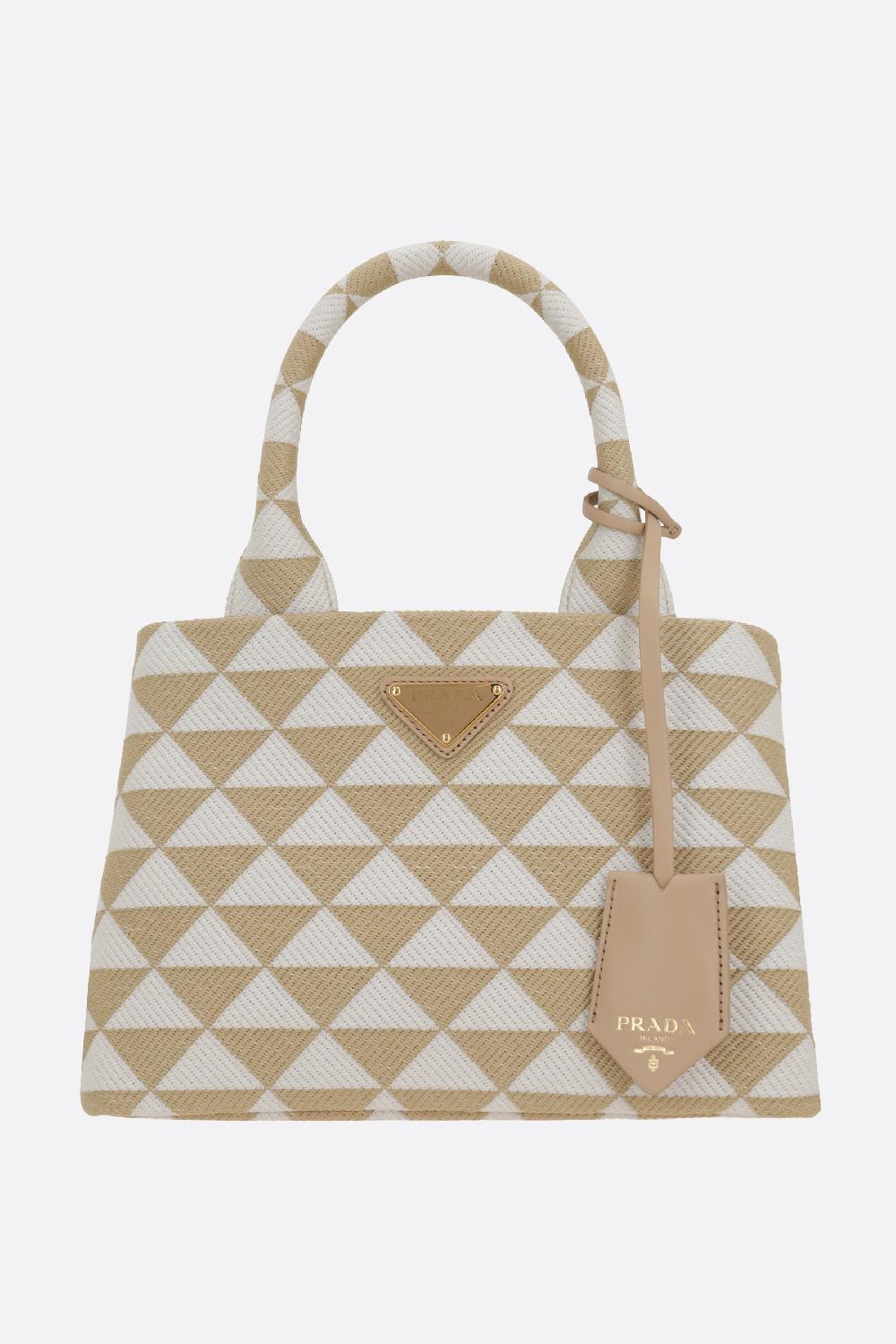 PRADA borsa shopping Prada Symbole small in jacquard