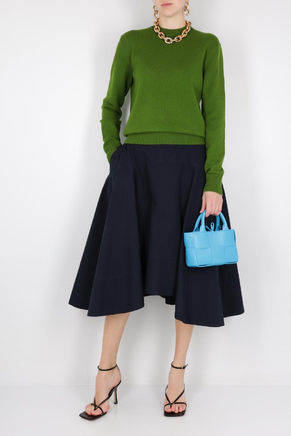 BOTTEGA VENETA Borsa Tote Arco Micro In Maxi Intrecciato Nappa