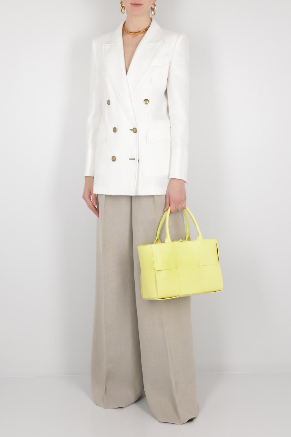 BOTTEGA VENETA Borsa Tote Arco Small In Maxi Intrecciato Nappa